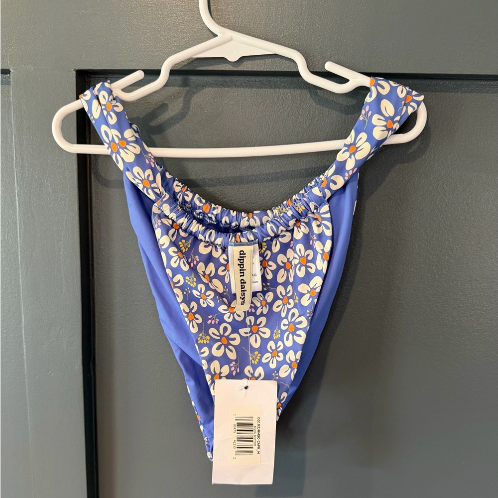 Dippin' Daisy's Blue Floral Bikini Bottom
